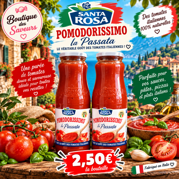 🇮🇹 Coulis de tomates italien Santa Rosa – Pomodorissimo