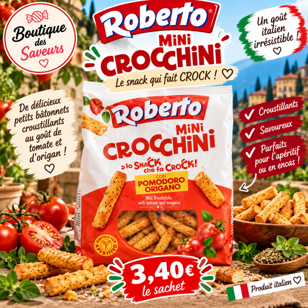 🇮🇹 Mini Crocchini Roberto – Tomate & Origan