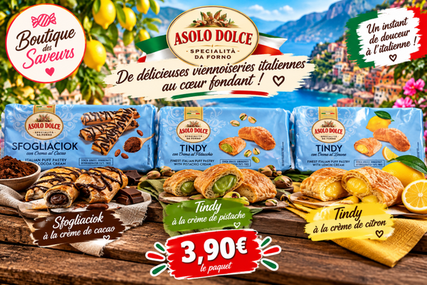🇮🇹 Viennoiseries italiennes Asolo Dolce – Plusieurs saveurs