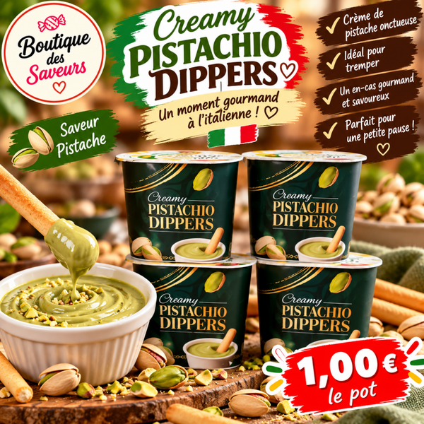 Creamy Pistachio Dippers – Biscuits à la crème de pistache 🇮🇹
