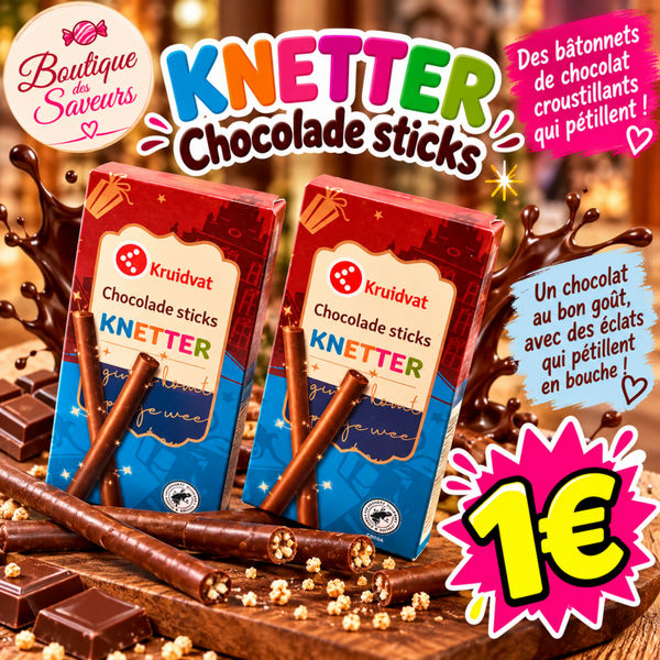 🍫 Knetter Chocolade Sticks – Bâtonnets de chocolat croustillants ! 😋