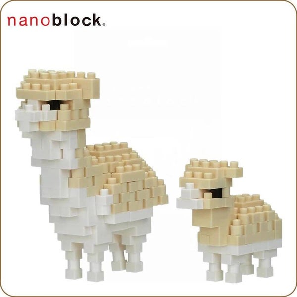 Nano-block alpaca met baby