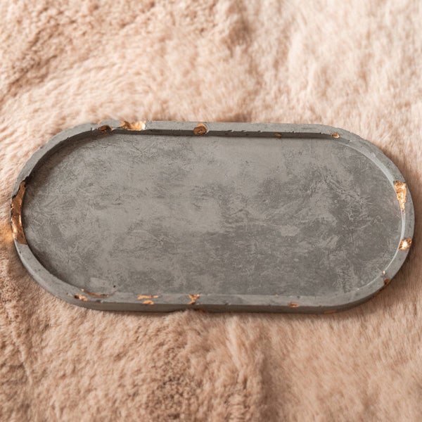 betonnen tray L (grijs)