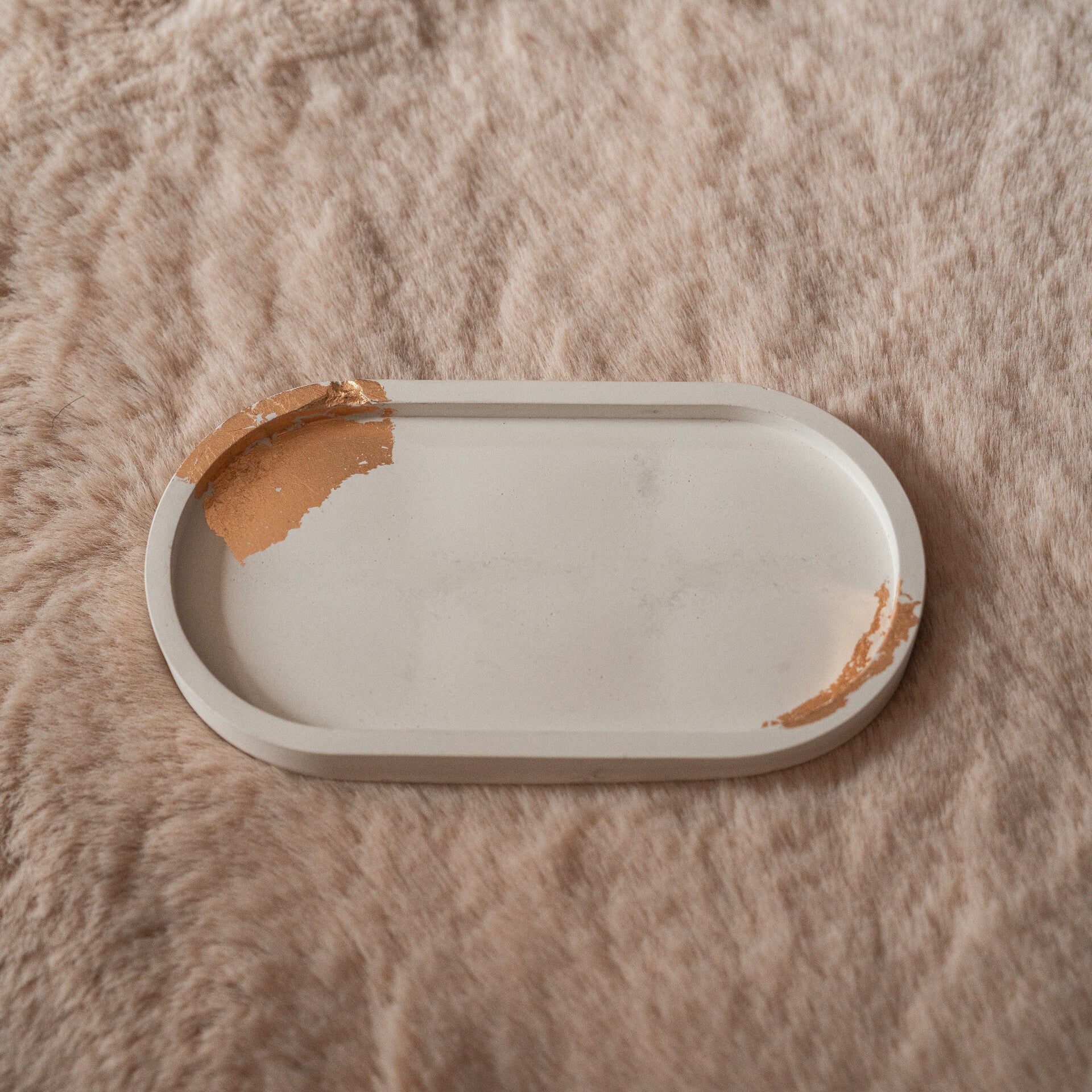 Betonnen tray M (wit)