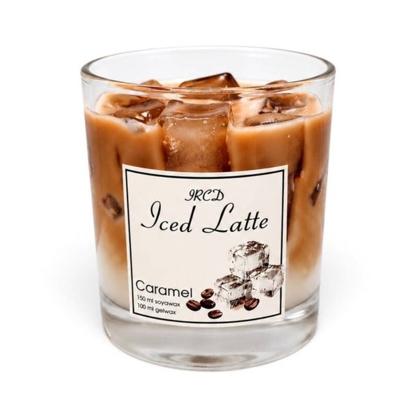 Iced latte caramel