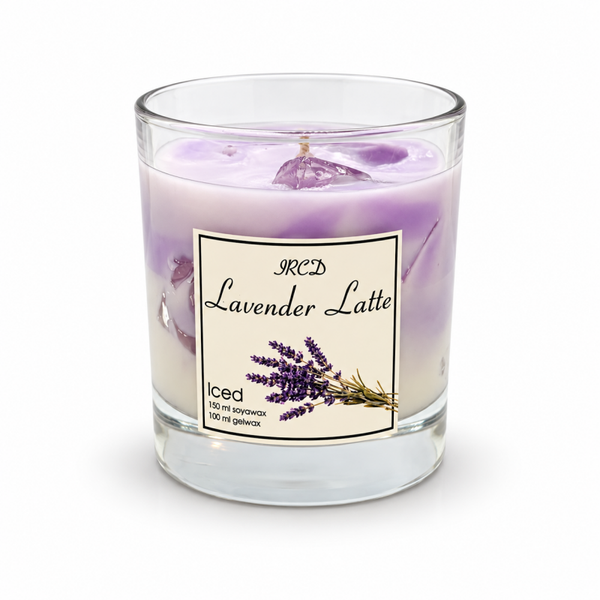 Lavender latte iced