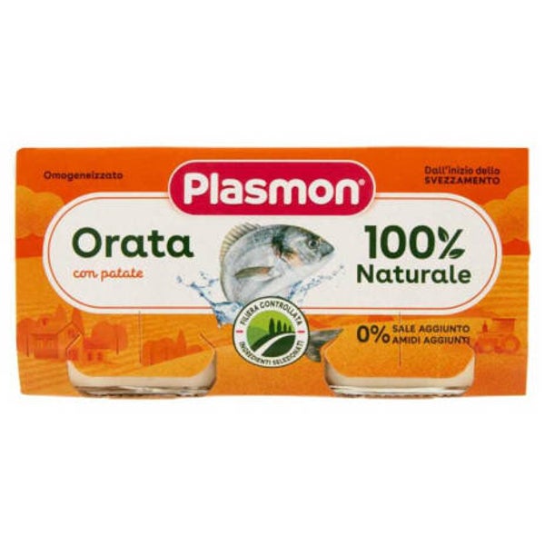 Plasmon Omogeneizzato Pesce Orata Gr.80X2