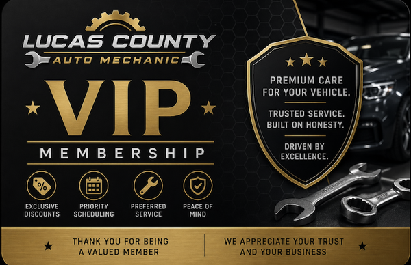 VIP Membership – Lucas County Auto Mechanic ($20/month)