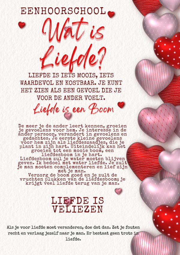 Folder 2: Wat is liefde?