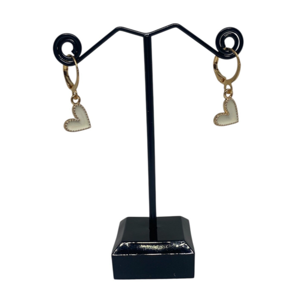 Mirthe oorbellen- wit