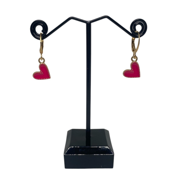 Mirthe oorbellen - roze