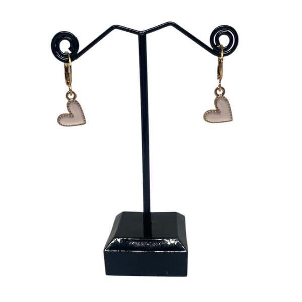 Mirthe oorbellen - lichtroze