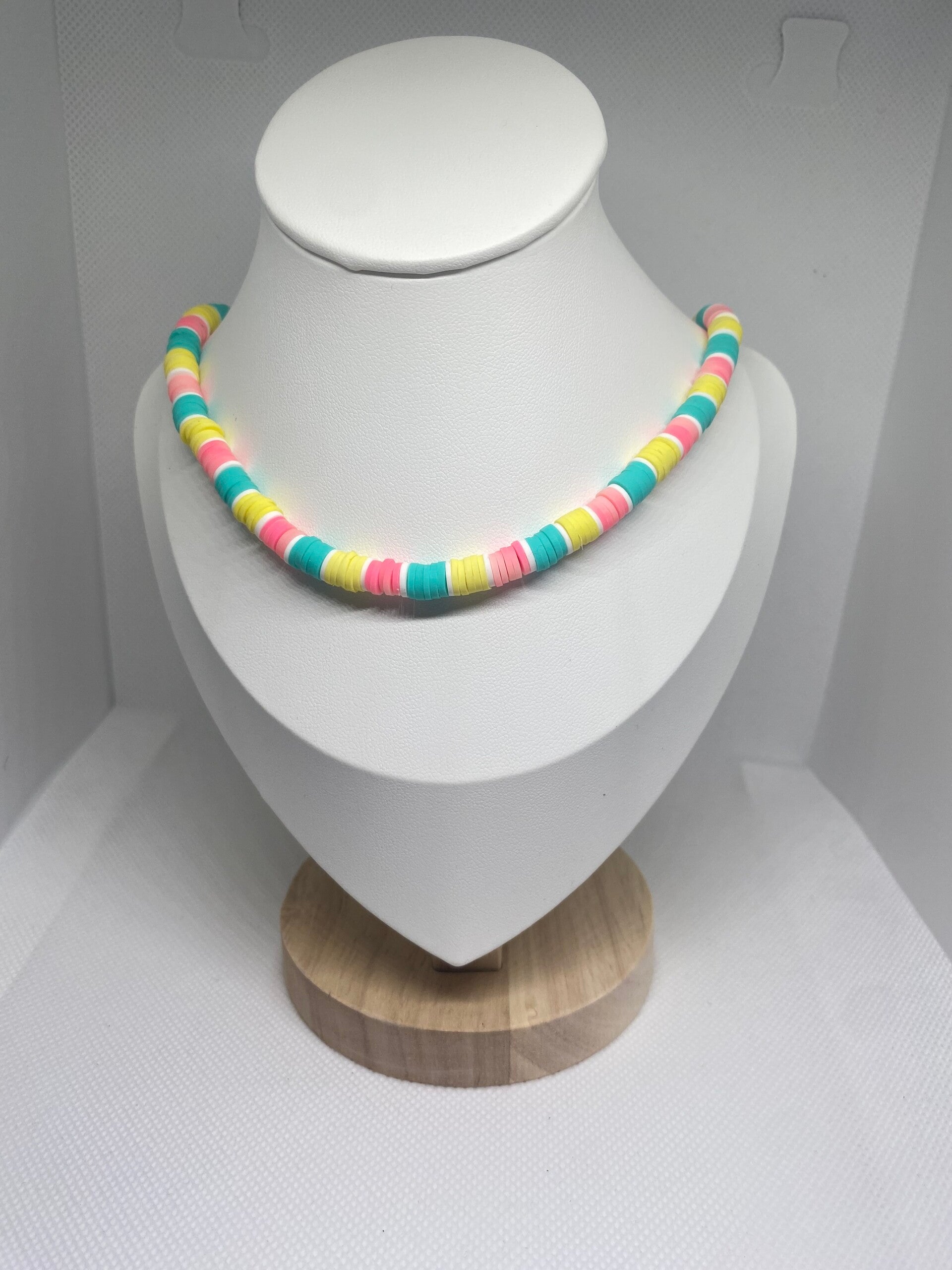 Ketting goud sluitinkje - meerkleurig