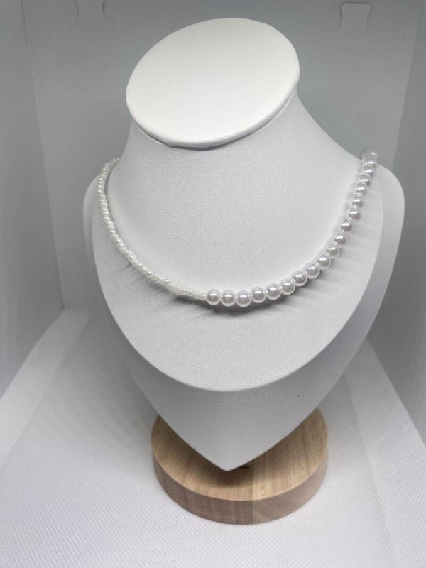 Ketting goud sluitinkje - parels