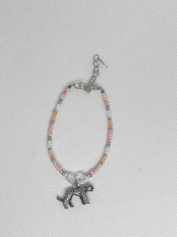 Armband zilver sluitinkje - met bedel