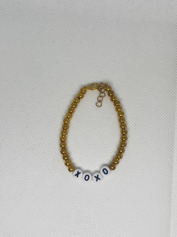 Armband goud sluitinkje - “XOXO”