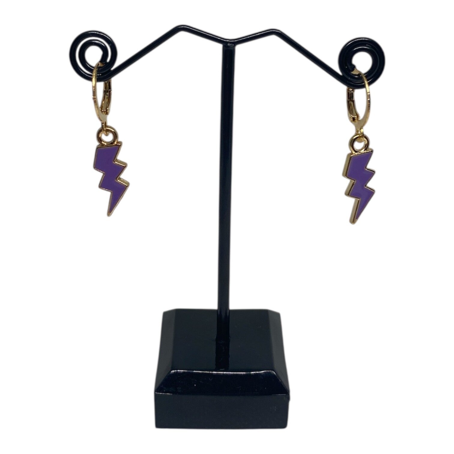 Noor oorbellen - paars