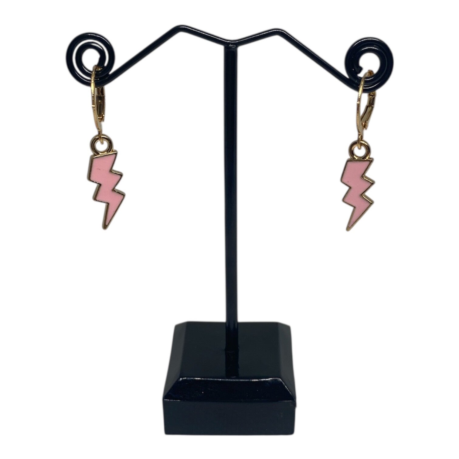 Noor oorbellen - lichtroze