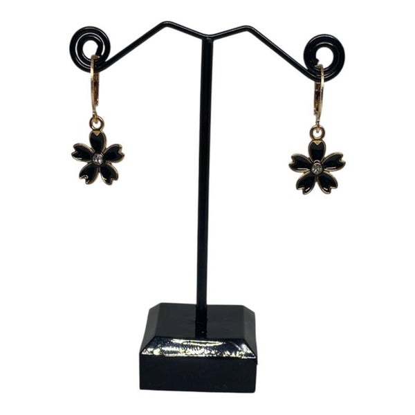 Pamela oorbellen - zwart