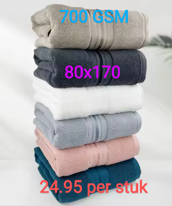 Badlaken 80x170 Donker Blauw