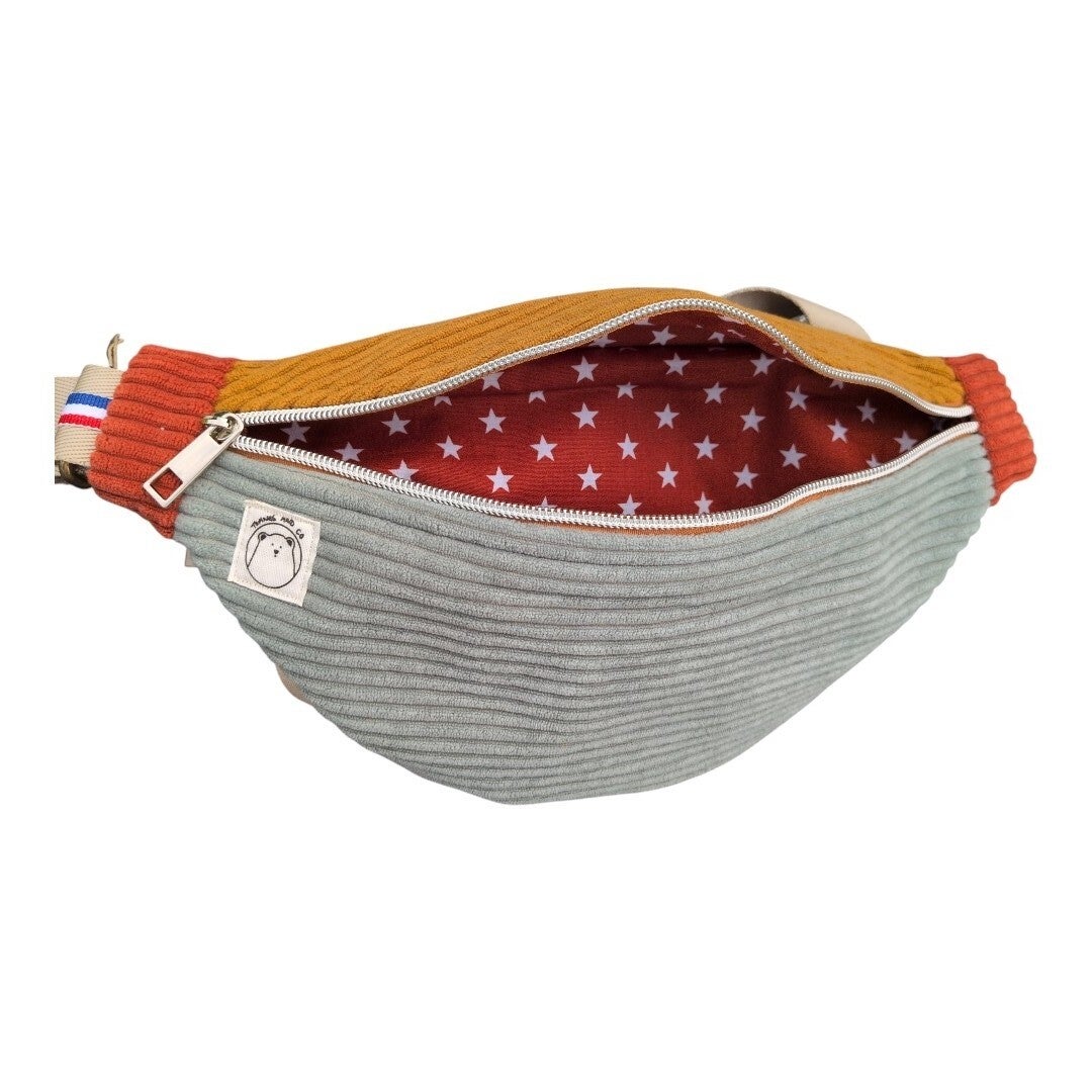 Paulette L velours tricolore