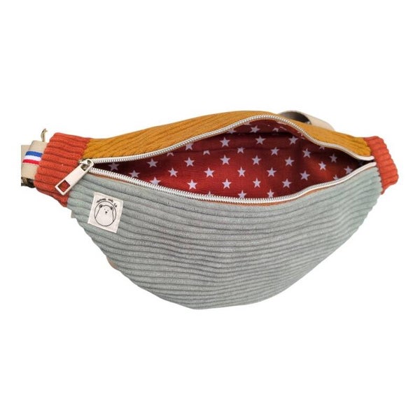 Paulette L velours tricolore