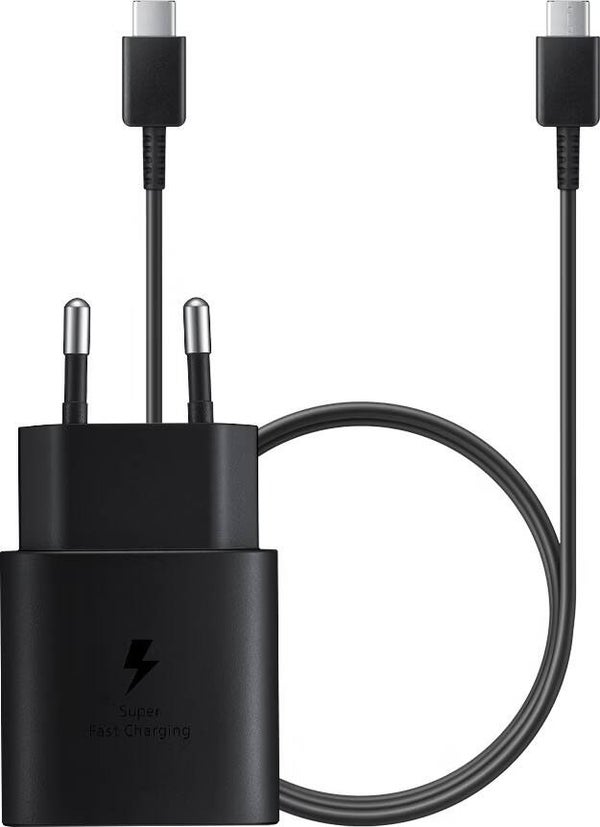 USB-C snellader 25W met 1 meter kabel voor Samsung - Merkloos