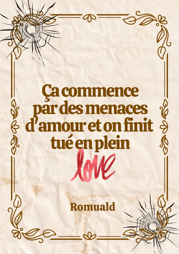 Print A4 Menace d'amour