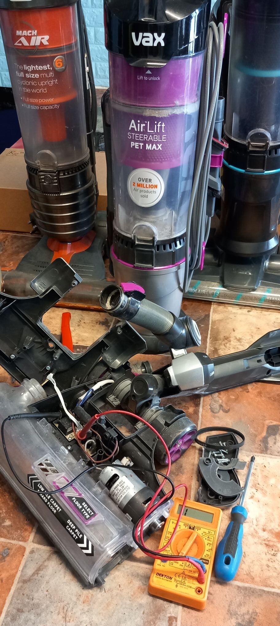Shark, Dyson, Gtech, Miele, Vax repairs