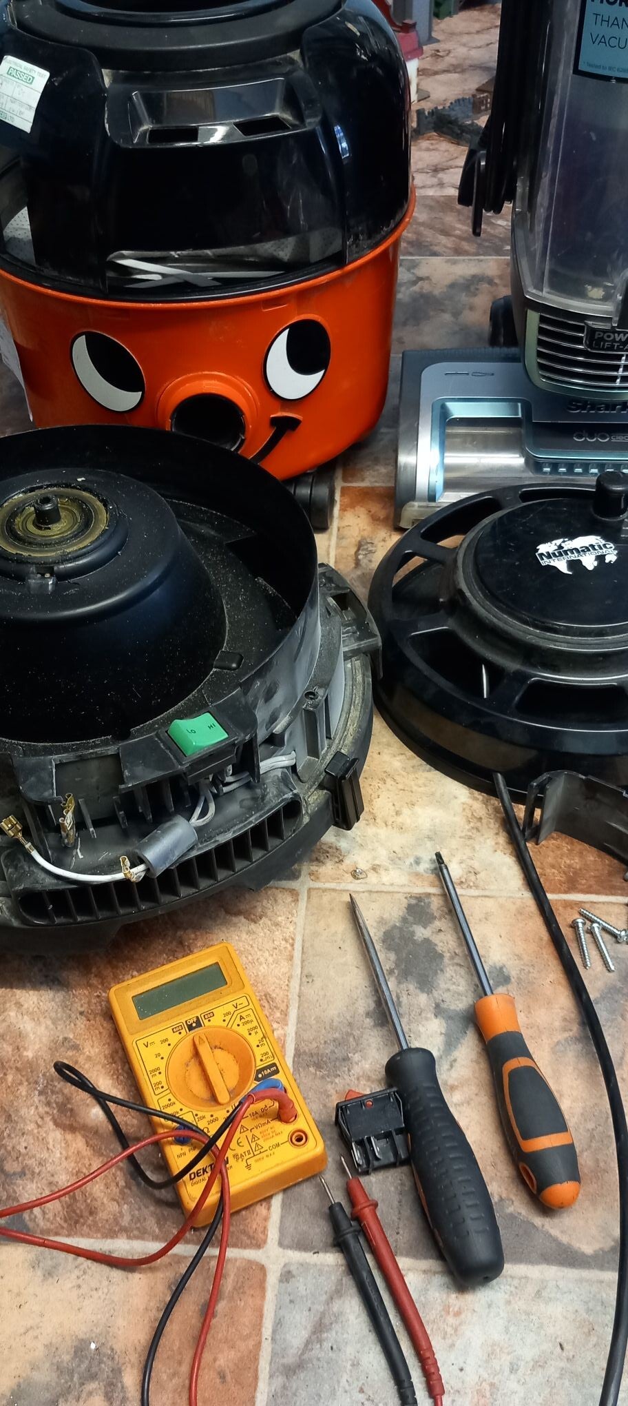 Numatic hoover repairs