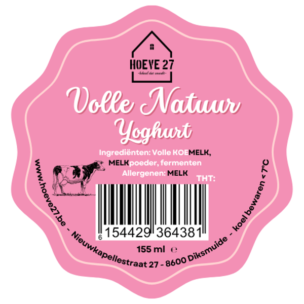 Yoghurt  natuur 155 ml