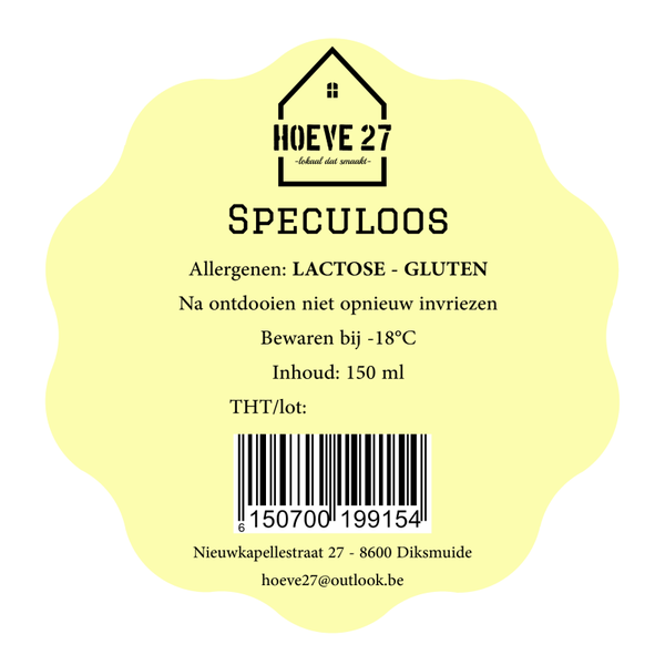 Coupe speculoos