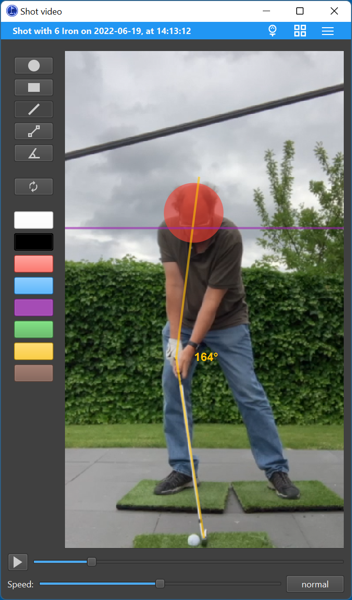 R10 Analytics Shot Trajectory