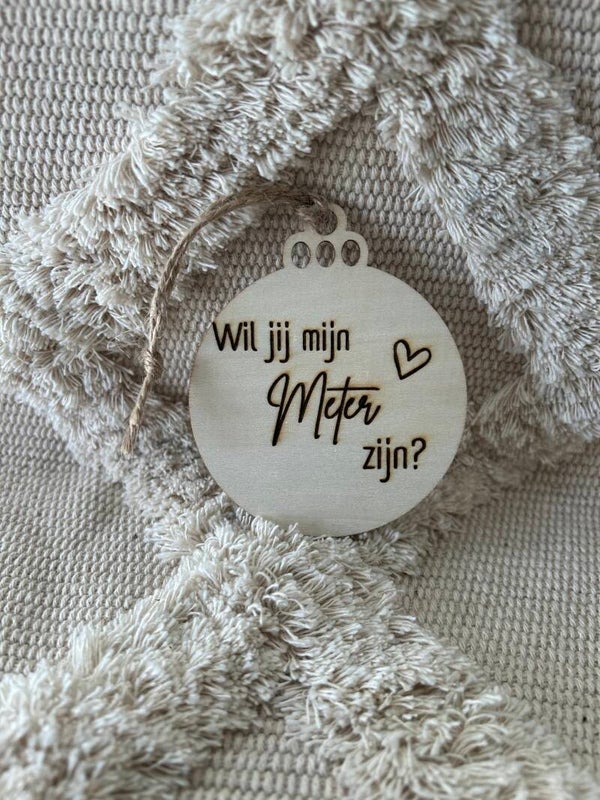 Kerstbal - Meter/Peter