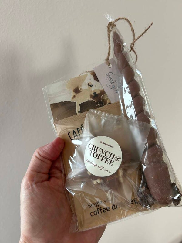 Koffie Crunch Kado pakketje