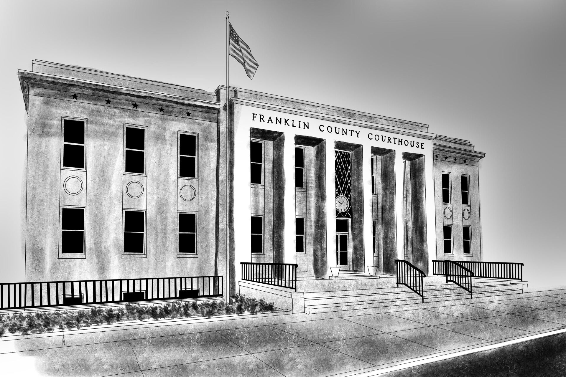 Franklin County Courthouse - Russellville