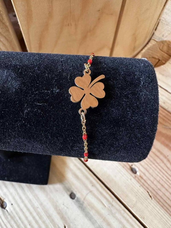 Bracelet trèfle fin