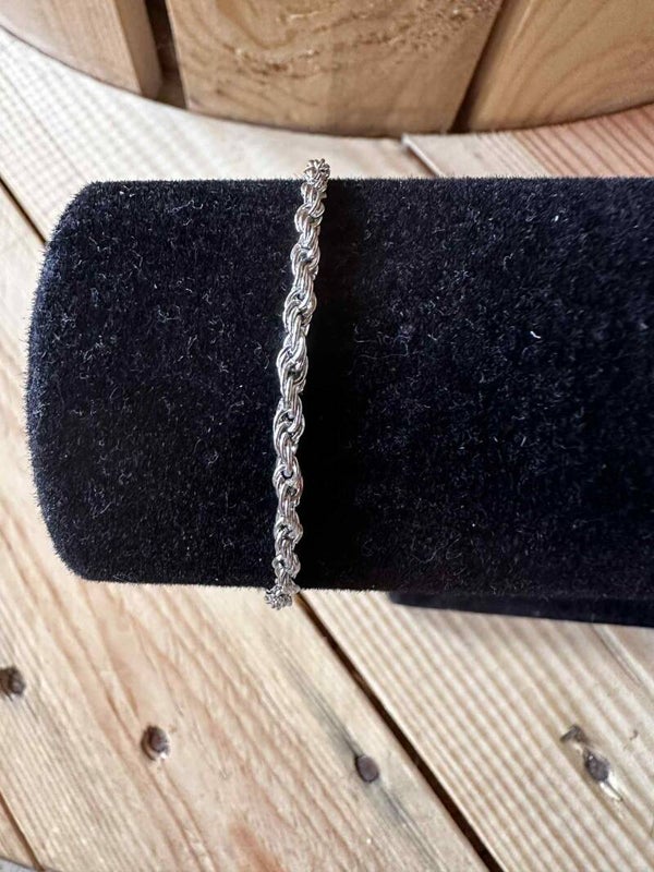 Bracelet chaine torsadé