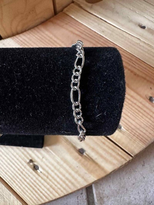 Bracelet argent maille moyenne