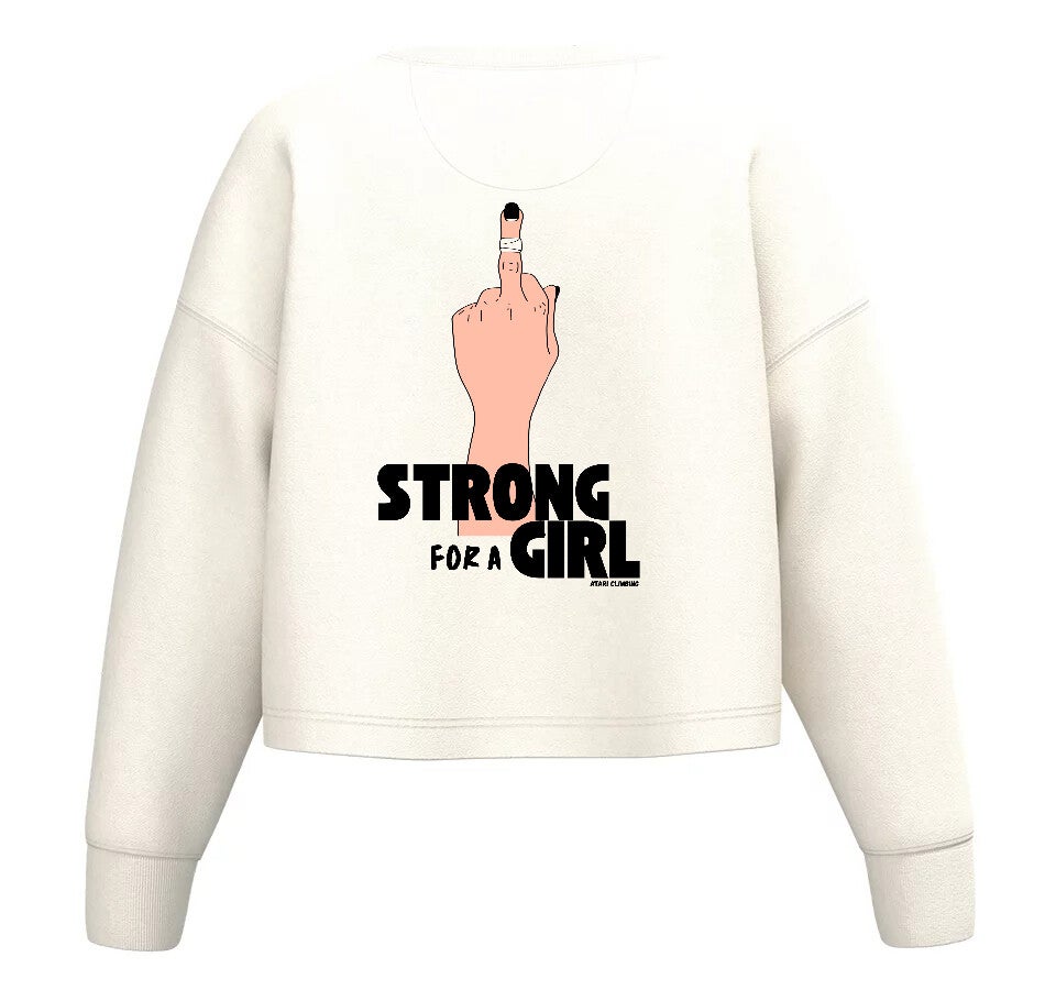 "strong for a girl" crop crew