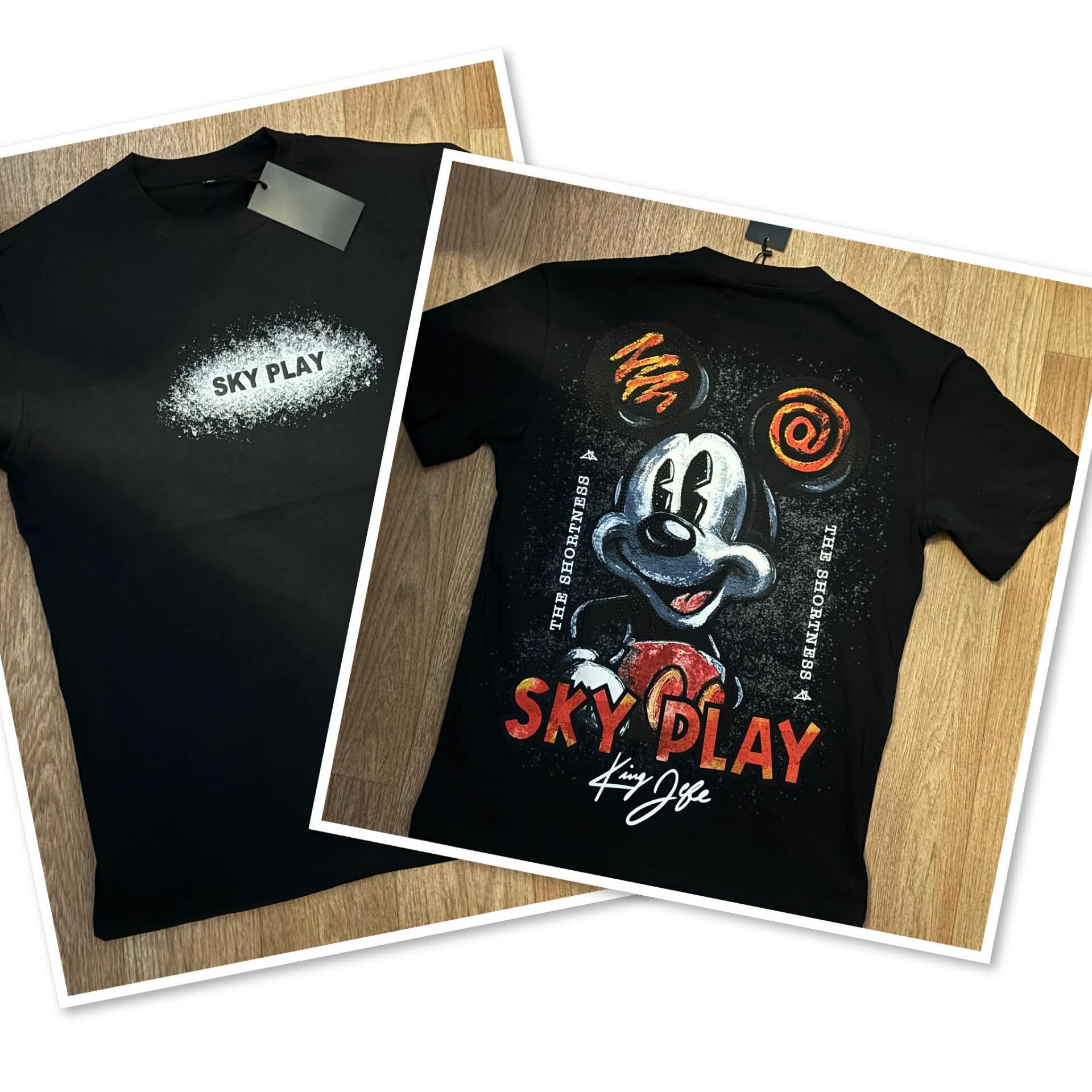 Sky Play Mickey Mouse T-shirt (zwart)