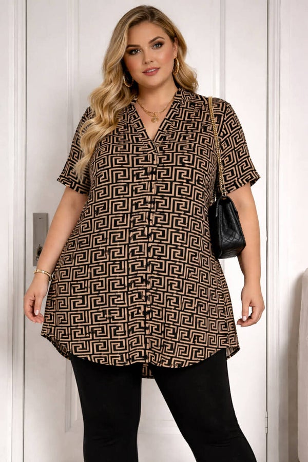 Geo Luxe Tuniek