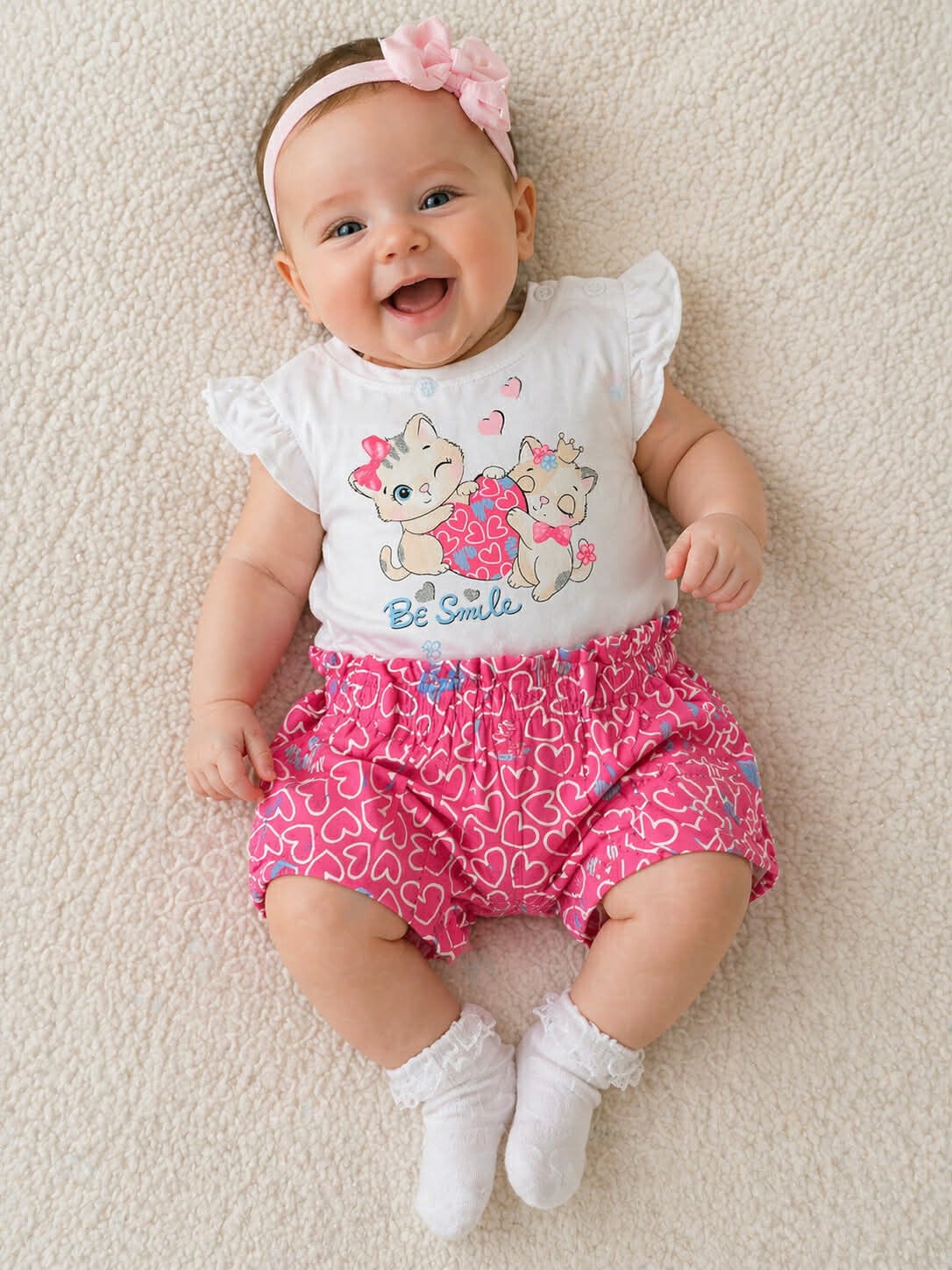 Zomerset Katjes & Hartjes (roze/wit)