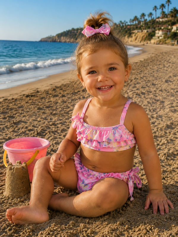 Sweet Blossom Ruffle Bikini