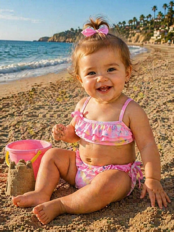Sweet Blossom Ruffle Bikini
