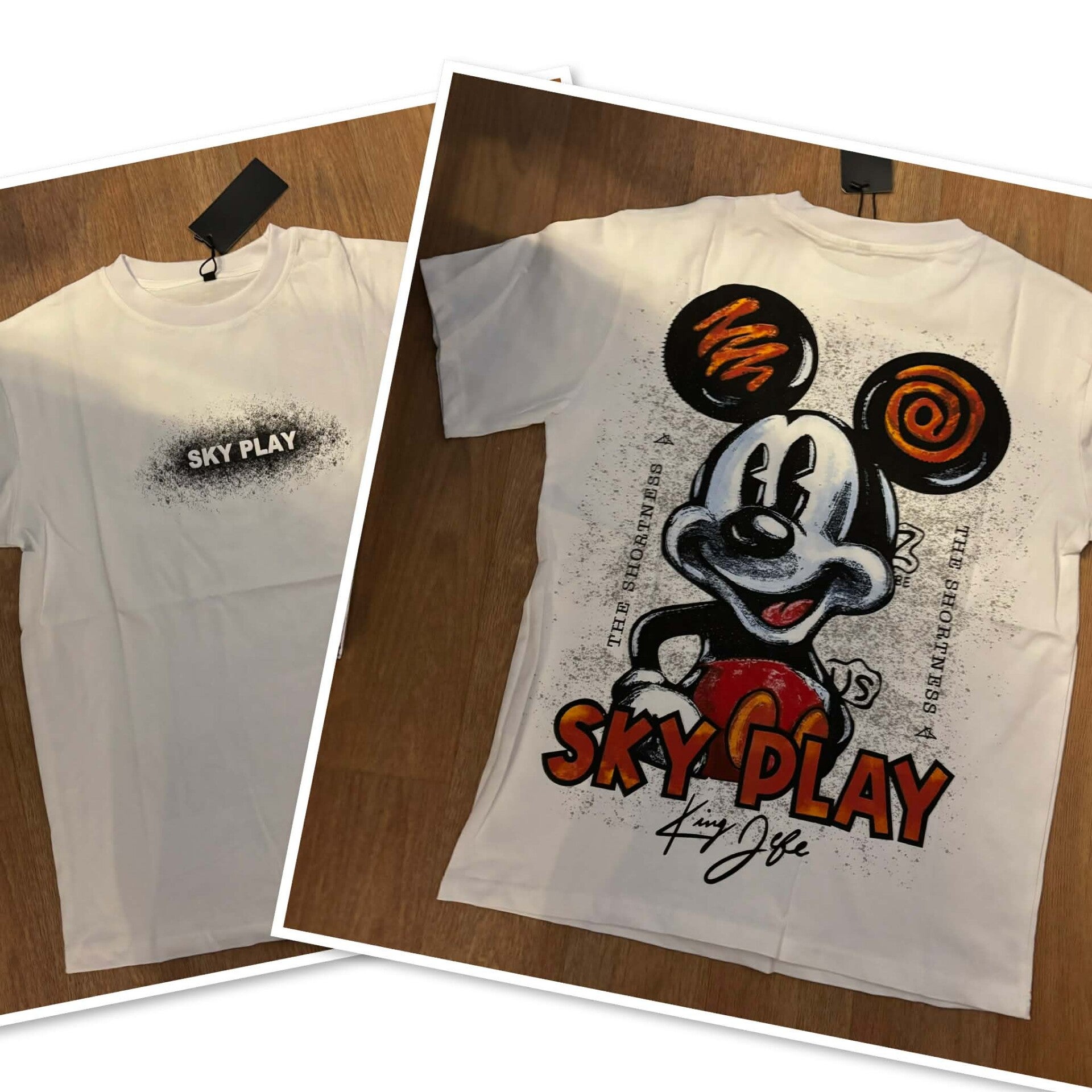 Sky Play Mickey Mouse T-shirt (wit)