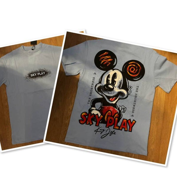 Sky Play Mickey Mouse T-shirt (blauw)