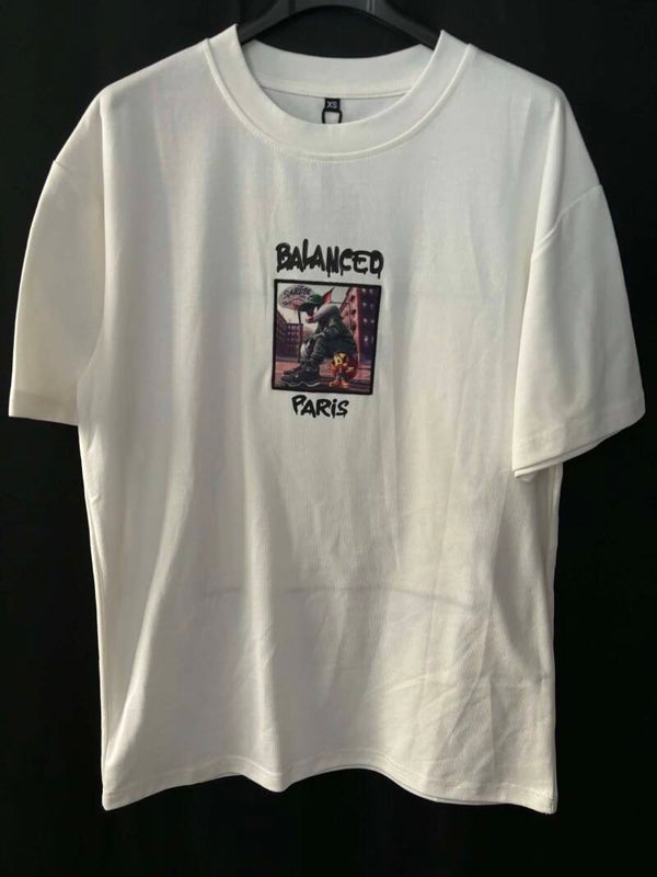 Balanced Tweety & Sylverster T-shirt (Wit)