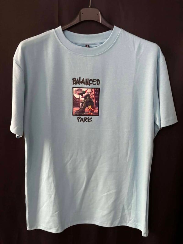 Balanced Tweety & Sylverster T-shirt (blauw)