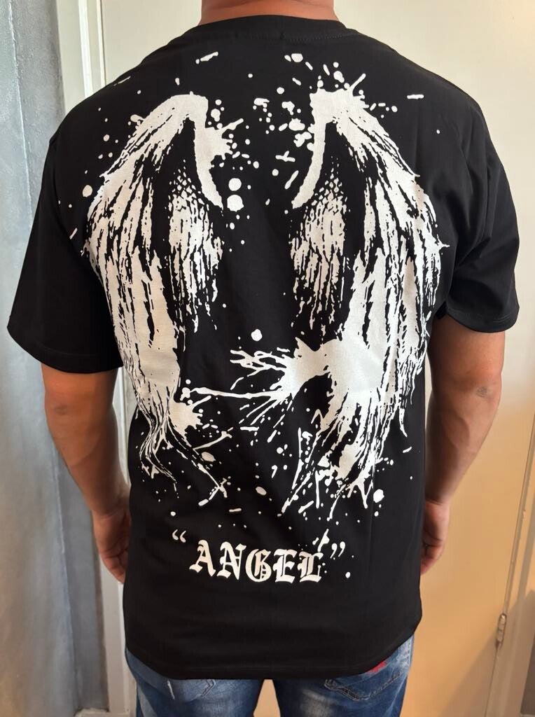 Angel Wings Zwart T-Shirt